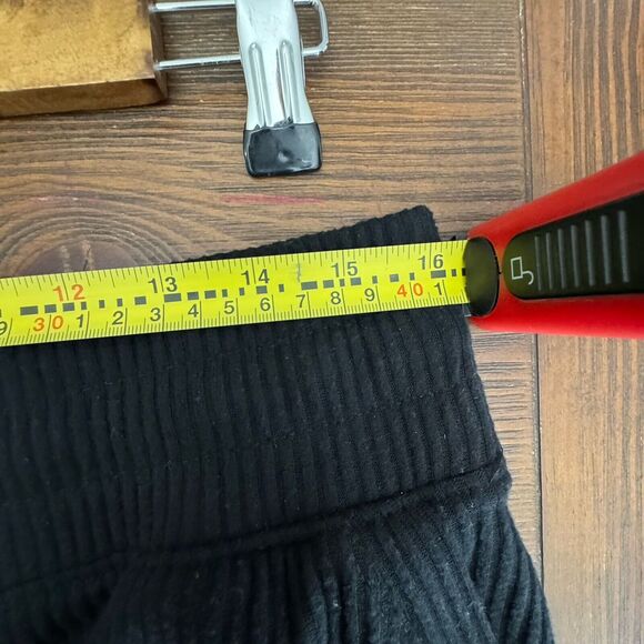 Freely black Ribbed joggers with pockets‎ Drawstring women L - Picture 8 of 9